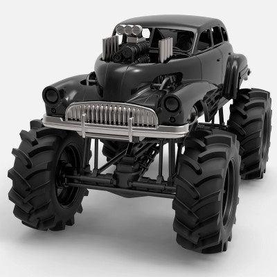 mud truck 1 25 cosplayitemsrock 3D print model - Mito3D