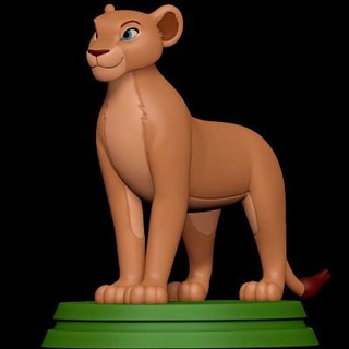 nala Lion Roi jouets idiots 3d print model - Mito3D