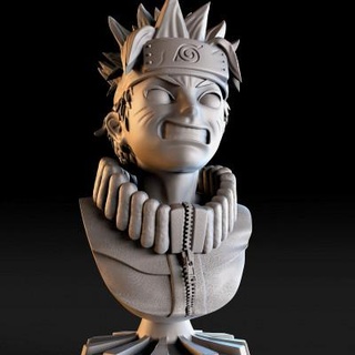 Naruto büst 3d Yazdır model 3dmodeldesigner 3d print model - Mito3D