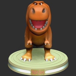 nash iyi Dinozor dino geçit bon Sanat 3d print model - Mito3D