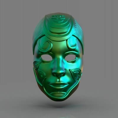 natural mask - 3d print model by paburoviii 3d print model - Mito3D