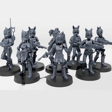 neko guard - trooper kit print ready 3d model deathscythe124 3d print model - Mito3D