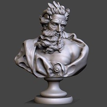 Neptun statue impression prêt 3d modèle mohammadali3d 3d print model - Mito3D