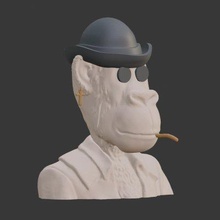 nft monkey chripto coin character - print ready 3d model gurhansukuroglu 3d print model - Mito3D