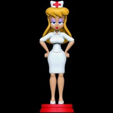 infermiera animaniacs Stampa pronto 3d modello stupidi giocattoli 3d print model - Mito3D