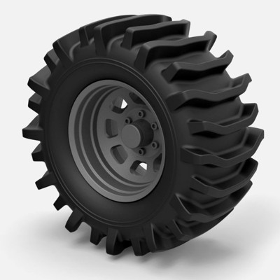 off road roue 32 impression prêt 3d modèle 3D print model - Mito3D