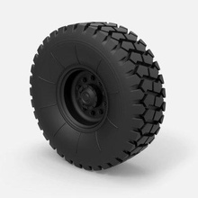 estrada caminhão roda 2 impressão pronto 3d modelo 3d print model - Mito3D