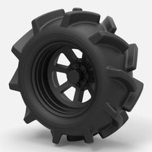 route roue 15 impression prêt 3d modèle cosplayitemsrock 3d print model - Mito3D
