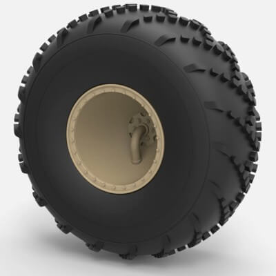 offroad wheel 39 - 3d print model by cosplayitemsrock 3D print model - Mito3D