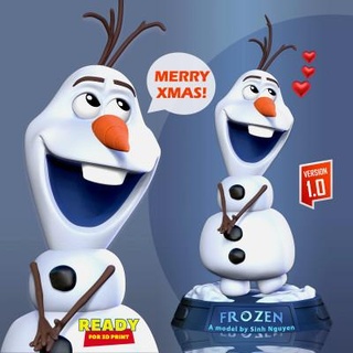 olaf - merry christmas sinh nguyen 3d print model - Mito3D