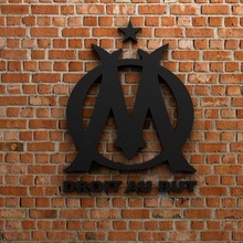 olympique marseille logo impression prêt 3d modèle 3d print model - Mito3D