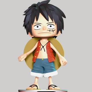 one piece - luffy young free 3d print model lovemodel 3d print model - Mito3D
