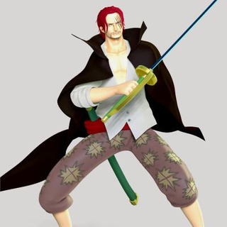 one piece - shanks 3d print model bon bon art  3d print model - Mito3D