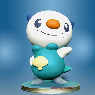 Oshawott Pokémon bon Kunst 3d print model - Mito3D