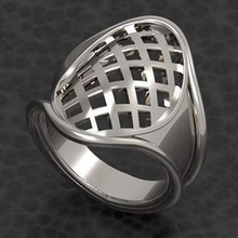oval shape mens ring print ready 3d model silver steel men women ieeal printingring size usa 8 18mm diameter pictures contains weight if you want customize before purchasing increasing decreasing thickness andsize piece please contact me happy obliged all my stls repaired appropriate printing software publish like work leave review 3d print model - Mito3D