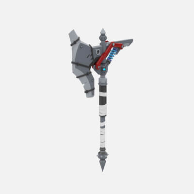 overwatch junker queen axe - 3d print model makerlab 3D print model - Mito3D