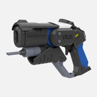 overwatch pitié blaster combat médical Ziegler peau makerlab 3d print model - Mito3D