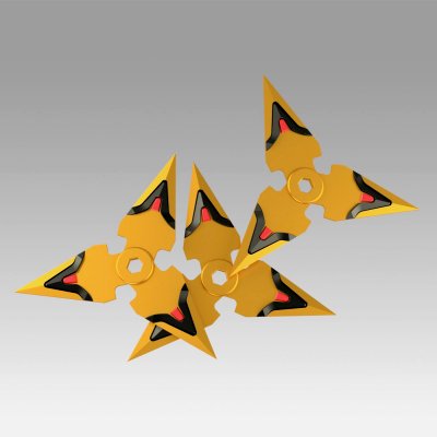 overwatch ow genji nihon skin shuriken print ready 3d model 3D print model - Mito3D