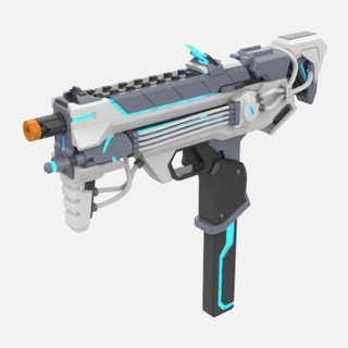 overwatch sombra cannon cyberspace skin makerlab 3d print model - Mito3D