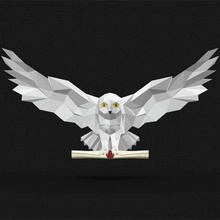 owl - print ready 3d model lowpoly 3d print model - Mito3D