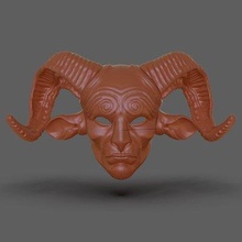 pans labyrinth mask - print ready 3d model paburoviii 3d print model - Mito3D