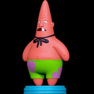 Patrick star iğne başı sünger bob kare Pantolon aptal oyuncaklar 3d print model - Mito3D