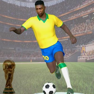 pele - king football bon art 3d print model - Mito3D