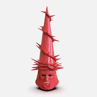 penitente casco blasfemo stoico maschera paburoviii 3d print model - Mito3D