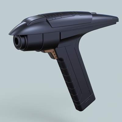 phaser Estrela caminhada descoberta 31 impressão pronto 3d modelo 3D print model - Mito3D