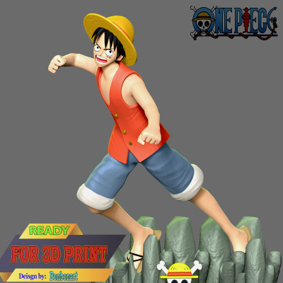 parça luffy bon Sanat 3D print model - Mito3D