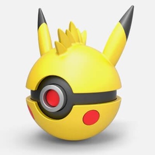 pikachu spike orb - 3d print model cosplayitemsrock 3d print model - Mito3D