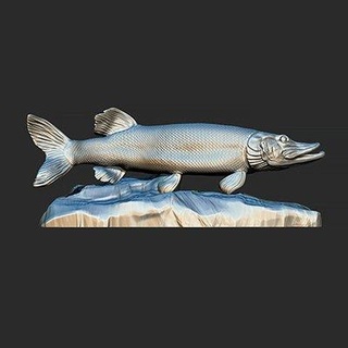 brochet poisson base guninnik81 3d print model - Mito3D