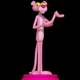 Rosa Panther dummes Spielzeug 3d print model - Mito3D