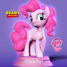 pinkie pie - pony print ready 3d model 3d print model - Mito3D