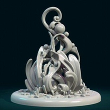Pflanze Skulptur drucken bereit 3d Modell Skazok 3d print model - Mito3D