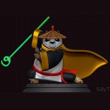 po legendary warrior - kung fu panda print ready 3d model sillytoys 3d print model - Mito3D