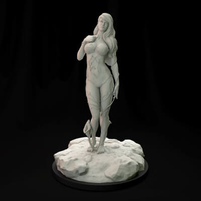 poison ivy - 3d print model 3dmodeldesigner 3D print model - Mito3D
