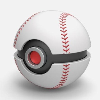 pokeball baseball style cosplayitemsrock 3d print model - Mito3D