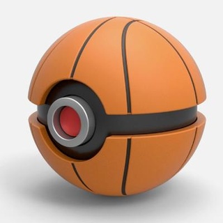 pokeball basketball style cosplayitemsrock 3d print model - Mito3D