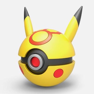 pokeball pikachu evil version - 3d print model cosplayitemsrock 3d print model - Mito3D