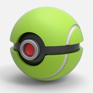 pokeball tennis ball style cosplayitemsrock 3d print model - Mito3D
