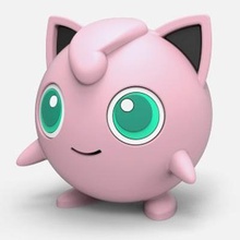 Pokémon jigglypuff impressão pronto 3d modelo itens cosplay rock 3d print model - Mito3D