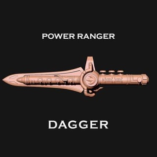 power rangers - dragon dagger 3d print model printhub 3d print model - Mito3D