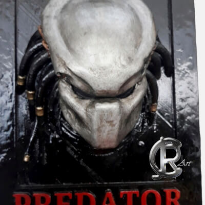 predator jungle hunter head 3d box ricardojc010 3D print model - Mito3D