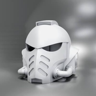 primaris astartes space marine helmet - 3d print model powellcolla 3d print model - Mito3D