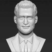 prince harry bust print ready 3d model here printing current size 5 cm height but you free scale it zip file contains obj stl created zbrushif have any questions please don't hesitate contact me respond asap encourage check my other celebrity models 3d print model - Mito3D