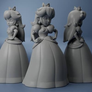 Prinzessin Pfirsich 3d drucken Modell ezequiel166 3d print model - Mito3D