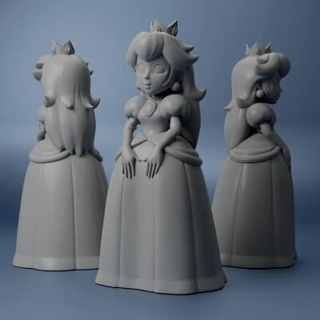 Prinzessin Pfirsich 3d drucken Modell ezequiel166 3d print model - Mito3D