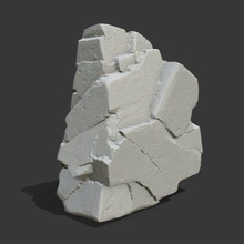 Stampa roccia pronto 3d modello mistero Dilara tek 3d print model - Mito3D