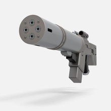 Gefängnis bewachen Gewehr Film Richter dredd 1995 drucken bereit 3d Modell Cosplayartikelrock 3d print model - Mito3D